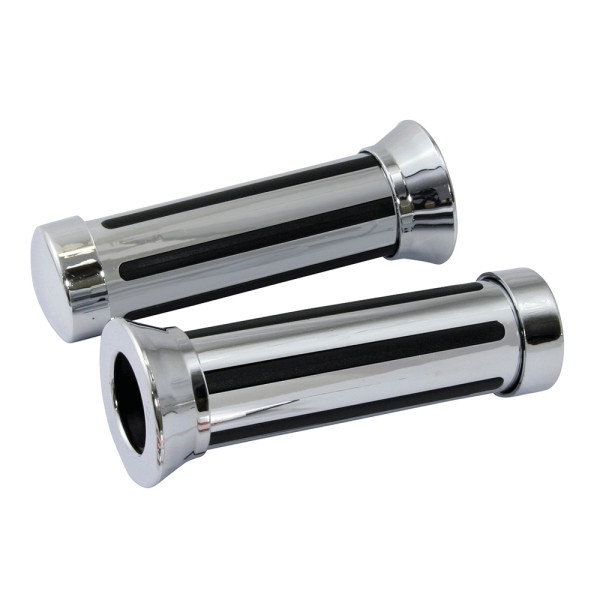 Bike It Bike it grips rail type plain chrome 25mm